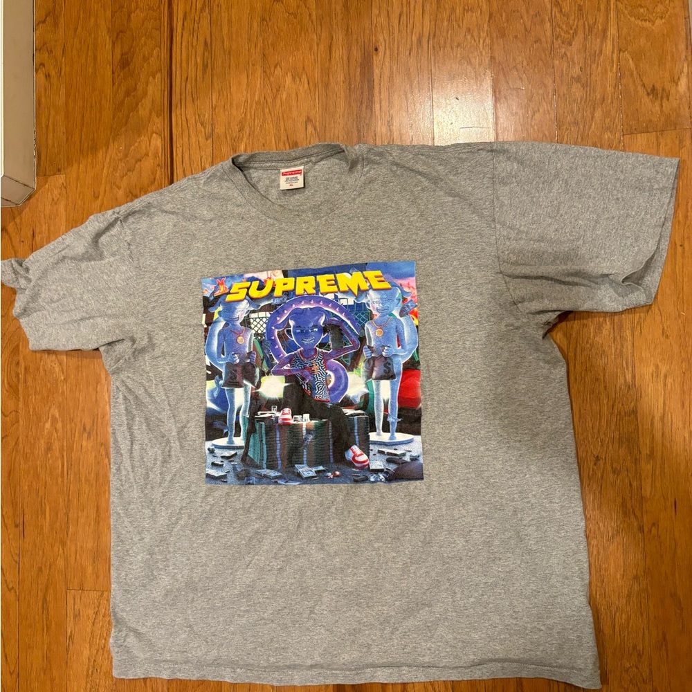 Supreme Gray Graphic T-Shirt